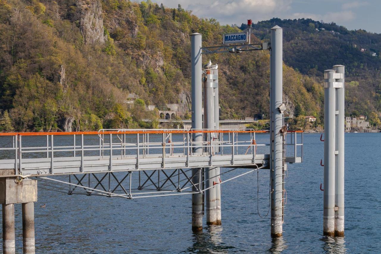 Casa Del Borgo "Terra & Fuoco" Sul Lago Maggiore Maccagno Екстер'єр фото
